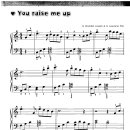 Piano - Westlife / You raise me up 악보 이미지