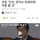 국민의힘 &#34;민주당, 한덕수 탄핵하면 역풍 불 것&#34; 이미지