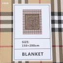 버버리 호피 블랭킷 이미지