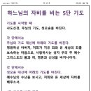 하느님의 자비를 비는 5단 기도 이미지