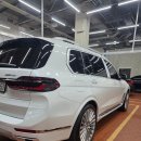 군산오토카서비스 | BMW X7 40i DPE 7인승 출고후기 | 미네랄화이트 &amp; 타르투포 브라운시트 즉시출고 완료!