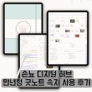 허브의꿈 - 구리시 수택동 | [제품 리뷰] "손뇨 디지털 허브 만년형 굿노트 속지" 스터디 플래너 실사용 후기