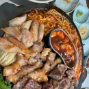 뜨거운 삼겹살 이미지