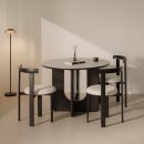 1000 | 신혼 원형 식탁 찾는다면, 오아르 포세린 세라믹 원목 테이블 1000 후기