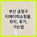 티에이피 | 부산 금정구 티에이피쇼핑몰, 위치, 후기, 가는법