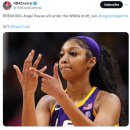 WNBA 드래프트 참가를 선언한 앤젤 리즈 이미지