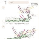 [긴뜨기]코바늘 도안기호와 뜨는 방법. 뜨개질(손뜨개) 무료강좌 이미지