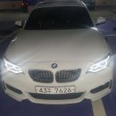 bmw 220d m팩/2014.8/흰색+레드시트/무사고/17000km/3950만원 이미지