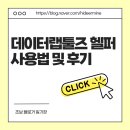 초보 블로거에게 유용한 데이터랩툴즈 헬퍼 사용 후기