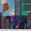 일본 전역 규모 9.9 지진 오류 감지발생 이미지
