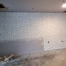 노원-현장-1638 | 서울시 노원구 노원역 스시 다이닝 바 홀 바닥 타일 시공 후기 - 600각 테라조 타일/ 흰색 파벽돌