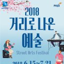 2018년 거리로 나온 예술 이미지