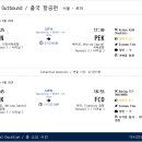 에어차이나 후기 - 베이징경유 이탈리아 항공권 70만원대 예약