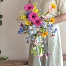 사림동199 | 창원꽃집✿ܓ 본식•촬영 부케 트로피컬 드롭 부케 / 사림동 꽃피는계절