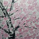 행복을 그리는 한국화 이미지