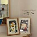 이야기가 있는 오일파스텔 | 부산 산타마을 크리스마스 빌리지 오일파스텔 초상화 <네티 리 : Netty Lee> 후기