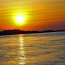 노을바다풍경 이미지