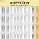 2020 연봉 실수령액 이미지