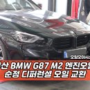 M카센타 | 부산 엔진오일 디퍼런셜오일 성지, BMW G87 M2 작업 후기