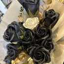 럭셔리로즈 | [제품리뷰]꼼지락풀 블랙로즈 럭셔리시크 비누꽃다발 생일,기념일, 선물꽃다발 후기,가격,정보