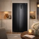 619 | 캐리어 2도어 양문형 냉장고 619L 블랙메탈 후기