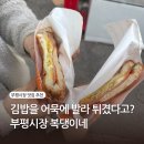 복댕이 튀김 | [부평] 김밥을 어묵에 감싸 튀겼다구? 복댕이네 어묵김밥&amp;토스트 찐후기 🍢✨