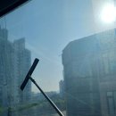 구리 상가 "시트지" 제거, 5층 내부 외부 유리창청소