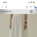 망고매니플리즈 MAY SHIRRING SKIRT 화이트 s 새상품 팔아요! 이미지