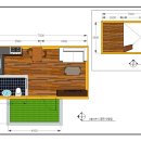 통나무집 캐빈(1층-8평. 다락방-3평) 포치 2평 주문받습니다.(수정) 이미지