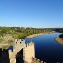 Castelo de Almourol in Portugalthe civil parish of Praia do Ribatejo 이미지