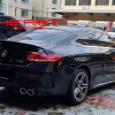 L MOTORS | C클래스 쿠페 F/L C43 스타일 디퓨져/팁 + 세로그릴 + 에어덕트/카나드윙 + 스포일러 교체작업