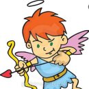 cupid (큐피드, (사랑의 화살을) 끼워삤다) 어원 이미지