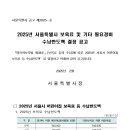 2025년 서울특별시 보육료 및 기타필요경비 수납한도액 결정 이미지