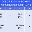 컬러킥앤복싱 이미지