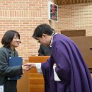 중고등부 교사, 학생회 임원, 성가정회 임원 임명장 수여 이미지