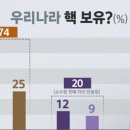 국민 10명중 7명, 대응적 핵 보유 찬성...모든 연령.지역.이념 공감 이미지