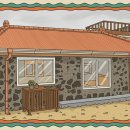 제주신촌돌집독채민박 | 제주 조천 가족숙소 추천 | 쪼바네 조천점 4인실, 겨울에 더 좋은 감성 돌집