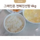 진선가구 | 맛있는 쌀 순위 품종 그레인온 천혜진선향쌀 4kg 후기