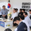 '단식 천막' 찾은 이해찬 "이대로면 파시즘"…이재명 "연성독재"(종합) 이미지