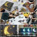 스트링 조명아트 공예 이미지