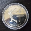 88서울올림픽기념  | [대한민국 기념주화] 88 서울올림픽 기념주화 탁구 -1,000원권