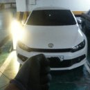 폭스바겐 시로코 (volkswagen Scirocco) 앞휀다 주차장 기둥에 파손된 찌그러짐, 도봉 창동 강북구 덴트잘하는곳 이미지