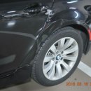 BMW 530i 주차장 기둥에 부딪힌 찌그러짐(의정부 덴트복원) 이미지