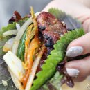 전가네 참숯갈비 고기한쌈 이미지