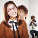 안경미인 이미지