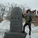 백두대간12기-3구간 무룡고개-영취산-백운산-봉화산(14.1km,7시간07분,2013.02.03.일) 이미지