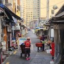 폐지 줍는 노인의 고달픈 하루 이미지