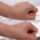 JJDOT 점 타투 스티커로 5초 만에 미인점 만들기