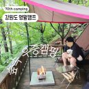 법흥새마을6교 | 여름 숲속 장마철 우중캠핑, 영월캠프 계곡데크2 솔직 후기