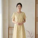 엠보 줄리본 포켓 반팔 원피스 이미지
